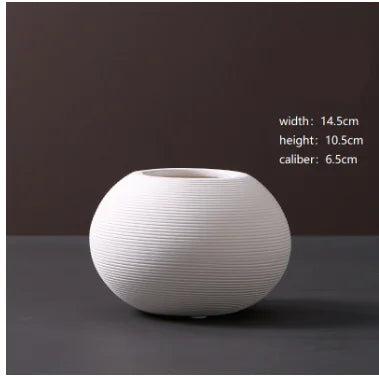 Nordic Ceramic Vase | Minimal Scandinavian Home Decor