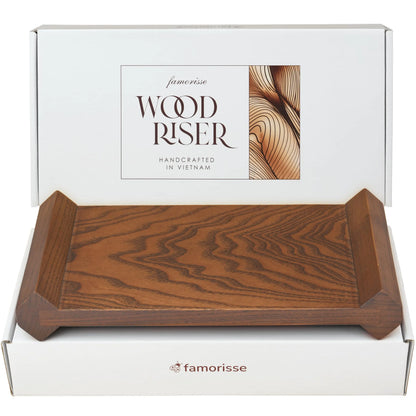 Nordic Wood Riser Tray | Minimal Home Styling Decor