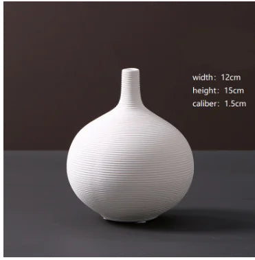 Nordic Ceramic Vase | Minimal Scandinavian Home Decor